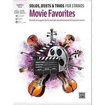 Solos, duos et trios pour cordes – Musiques de films : Arrangements flexibles pour de multiples combinaisons d'instruments à cordes, livre et ressources audio/logiciels en ligne