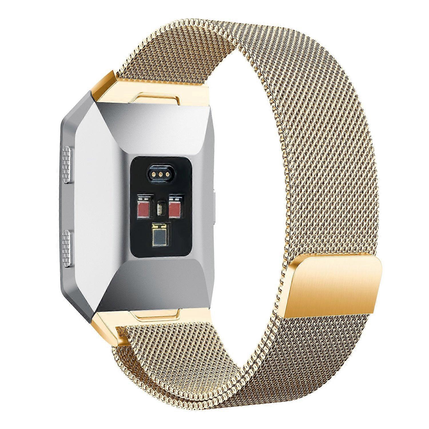 Milanese Magnetic Loop Stainless Steel Mesh Strap with Adjustable Clasp for Fitbit Ionic Smartwatch