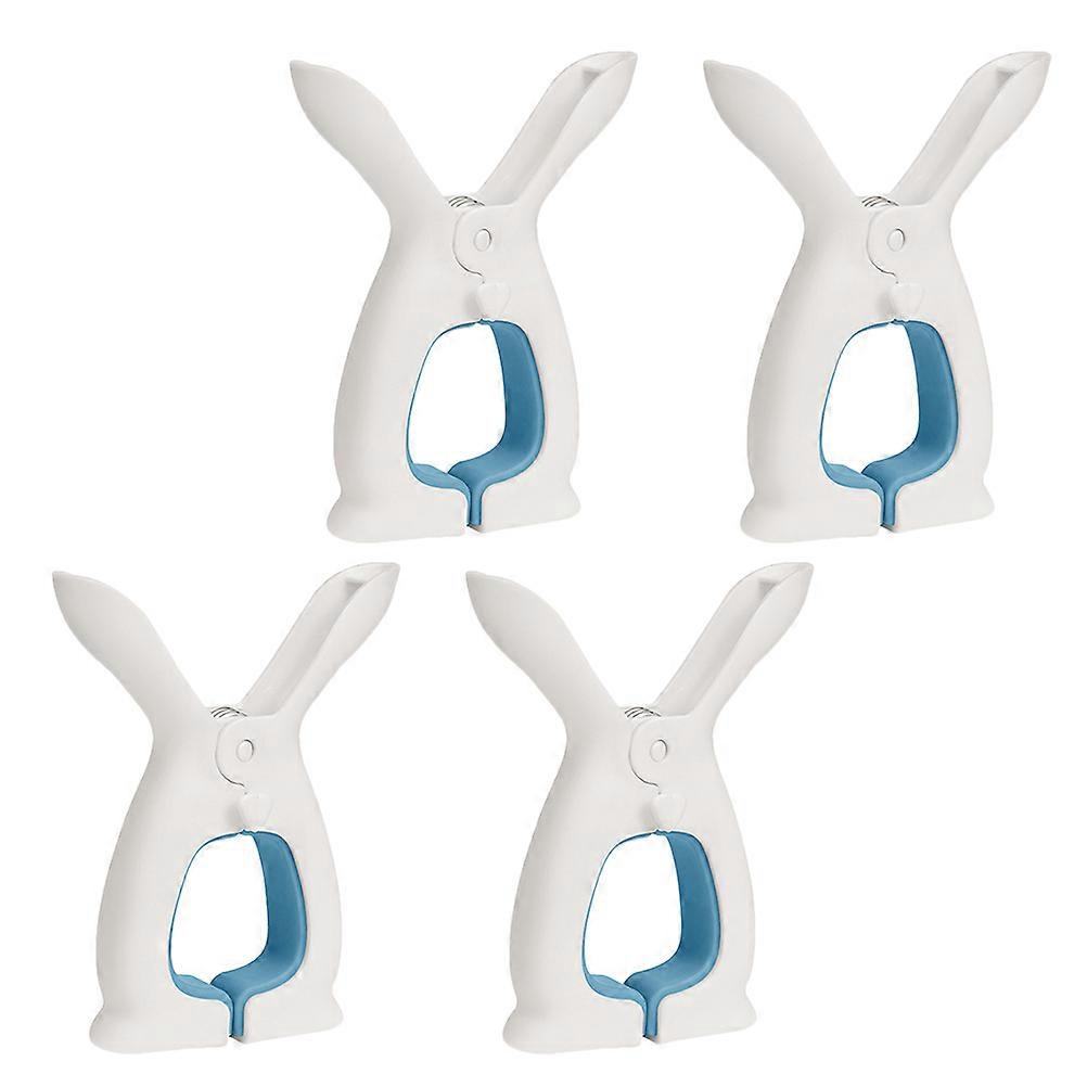 4pcs Plastic Clothespins Plastic Clothes Clips Windproof Plastic Quilt Clips