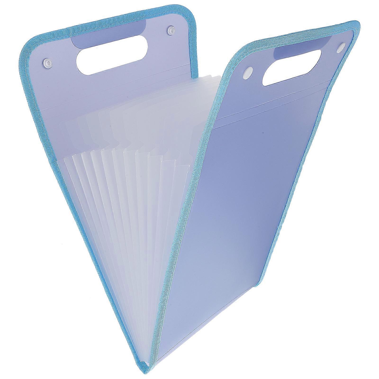 Expanding File Folder for Storage Use with Large Capacity Portable Design