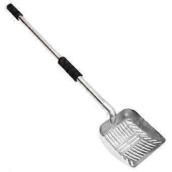 Pet Litter Scoop Telescopic Metal Cat Litter Scoop for Easy Cleaning