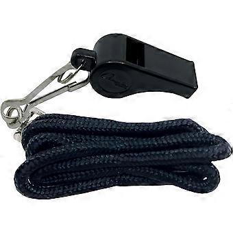 Plastic Whistle with Lanyard - 12 Pack