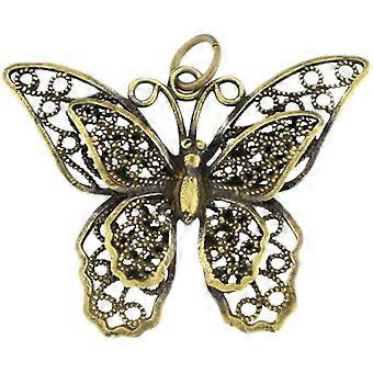 Vintage Brass Keychain Pendant for Key Holder 1Pcs Golden Car Accessory