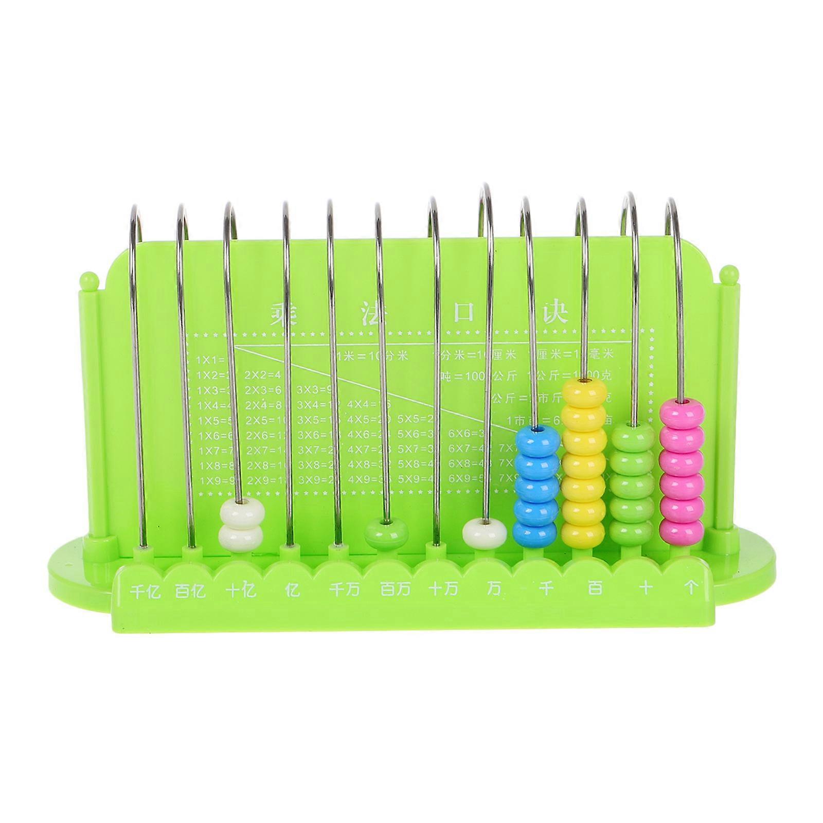 Kids 12 Digits Abacus Math Learning Abacus Educational Bead Arithmetic Abacus