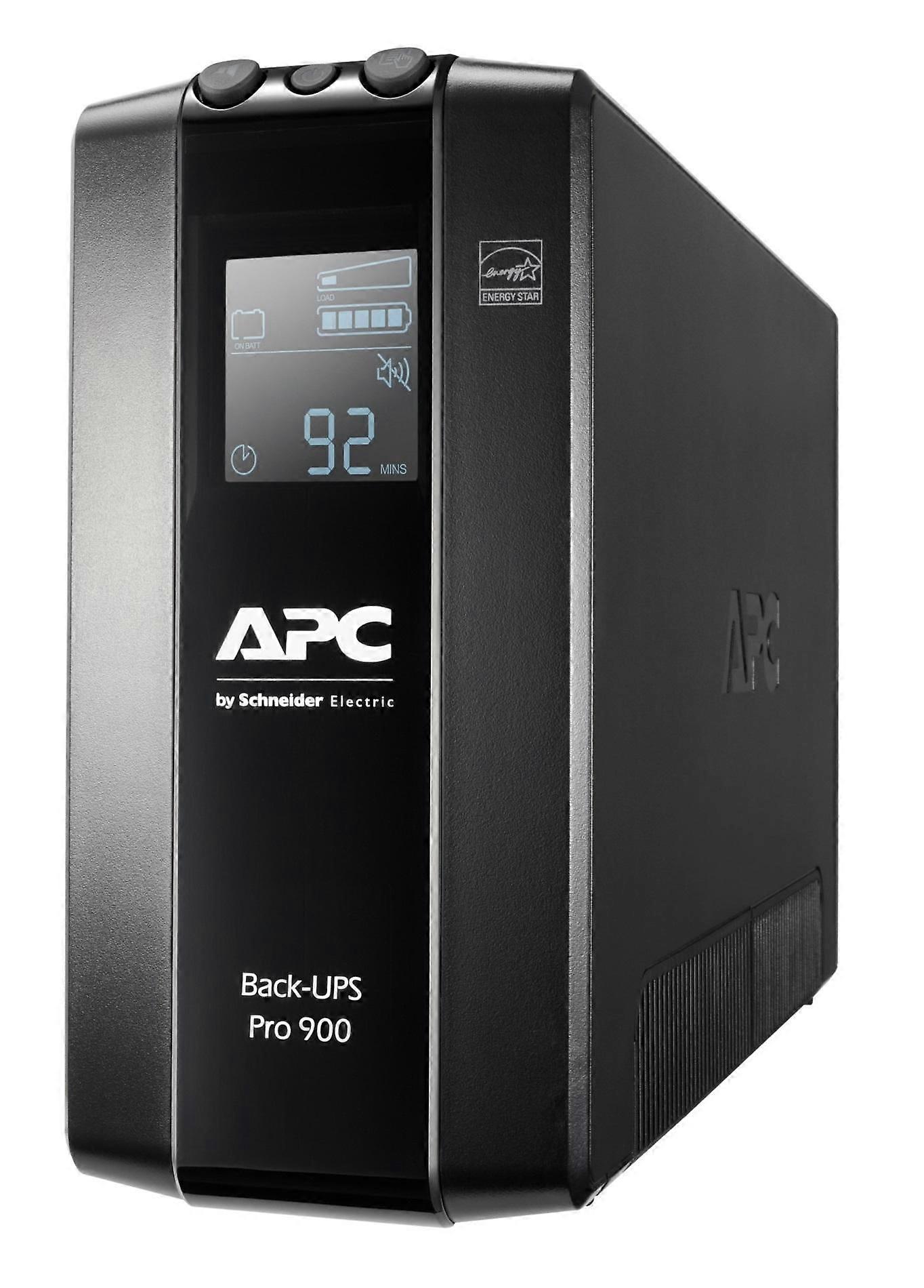 APC Back UPS Pro BR 900VA 6 Outlets AVR LCD Interface