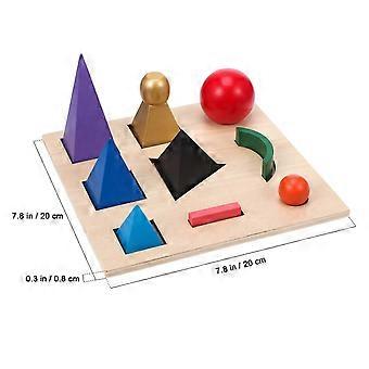 Wooden Grammar Jigsaw Learning Puzzle Toy for Cognitive Development 1Set