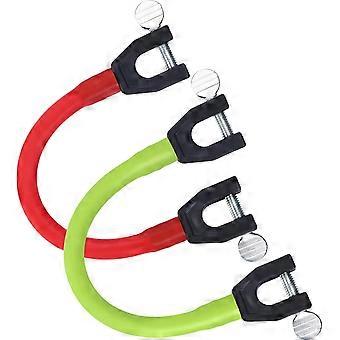 2 Pieces Ski Tip Connector with Stainless Steel Head Trainer Portable Ski Training Aid for Kids Adults Beginners Skiing Training Snow Skiing Equipment