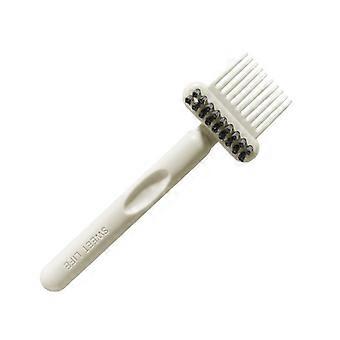 2 In 1 Hair Brush Comb Cleaning Brush Cleaner Rake Comb Embedded Tool Hair Dirt Remover For Removing Hair Dust Home Salon Use
