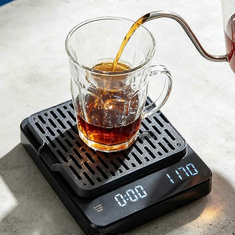 Self-Draining Espresso Scale Drip Tray 3D-Printed PLA Sloped Coffee Scale Protector