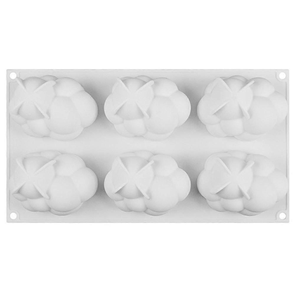 6 Cavity 3d Cloud Silicone Cake Mold Dessert Cake Decorating Tools