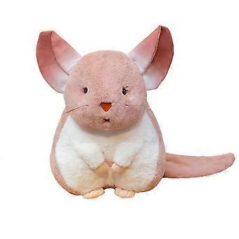 Chubby Hamster Plush Toy Doll, 35cm Soft Stuffed Cartoon Mouse Animal Plushie, Cute Kawaii Fat Rodent Doll for Kids Room Decor and Claw Machine Catche