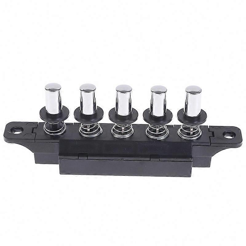 5-Position Plug-In Button Switch for Range Hood, Silver Switch VV[-Yvan