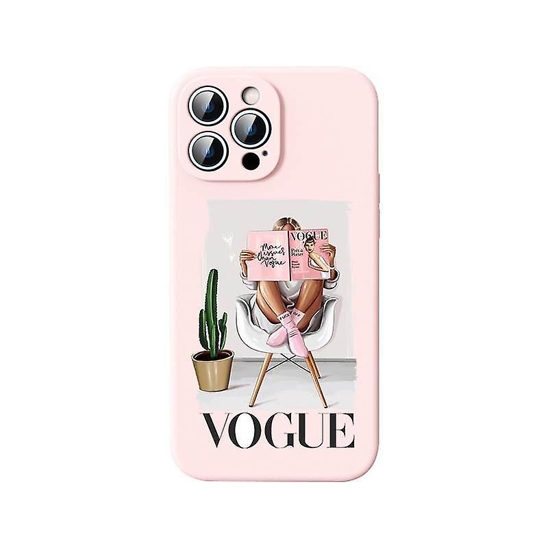 Samsung S22, Plus & Ultra case Vogue magazine pink influencer