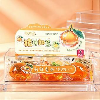 Squishy Toys Transparent Stretchy Fluid Fruit Fidget Toy, Individual Pack Portable Daily Leisure Squeeze Decompression Toy