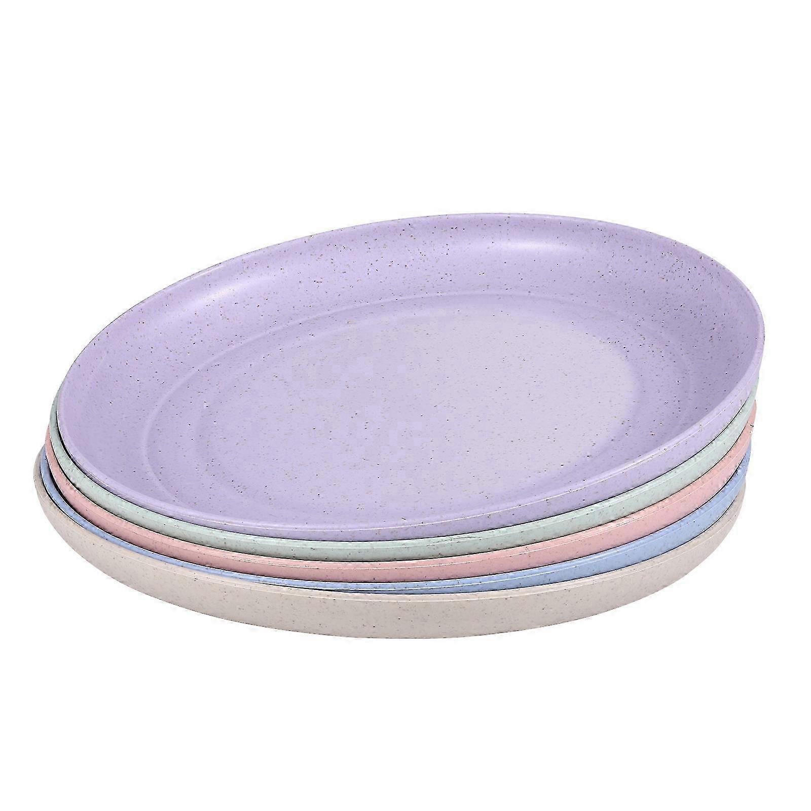 Lightweight Plates Microwave Safe Material Unbreakable Dinnerware Sets 5Pcs
