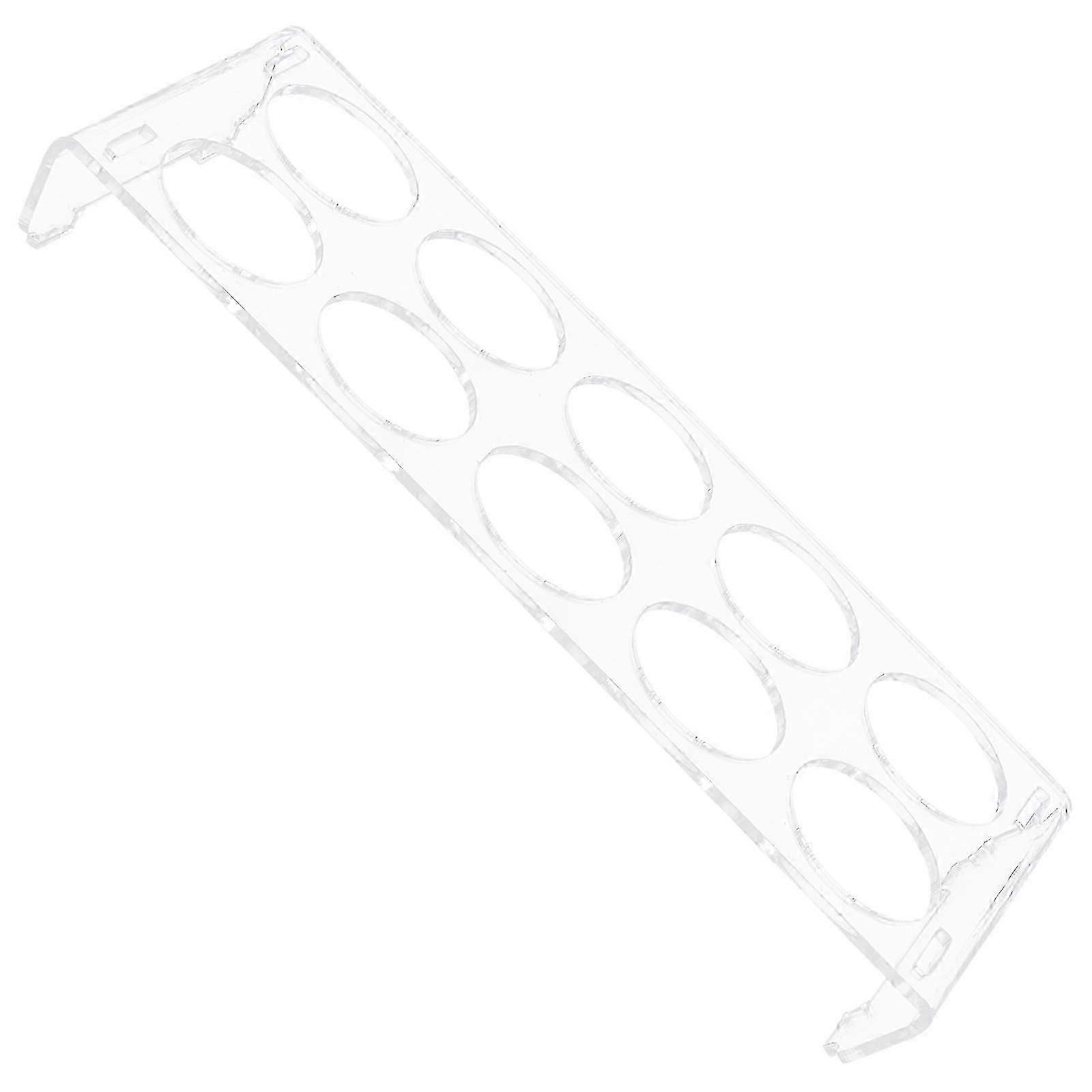 Egg Holder | Refrigerator Egg Organizer | Plastic Rectangular | 9.6x3.9x1.2in | 1 Pack