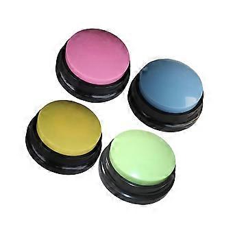 4x Recordable Talking Button Communication Kids Recording Sound Button B-bgj
