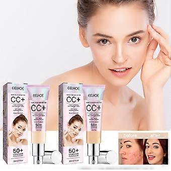 Ansiktsvård cc cream naturlig concealer vattenfast utan smink återfuktande närande vård vitare hud 30ml