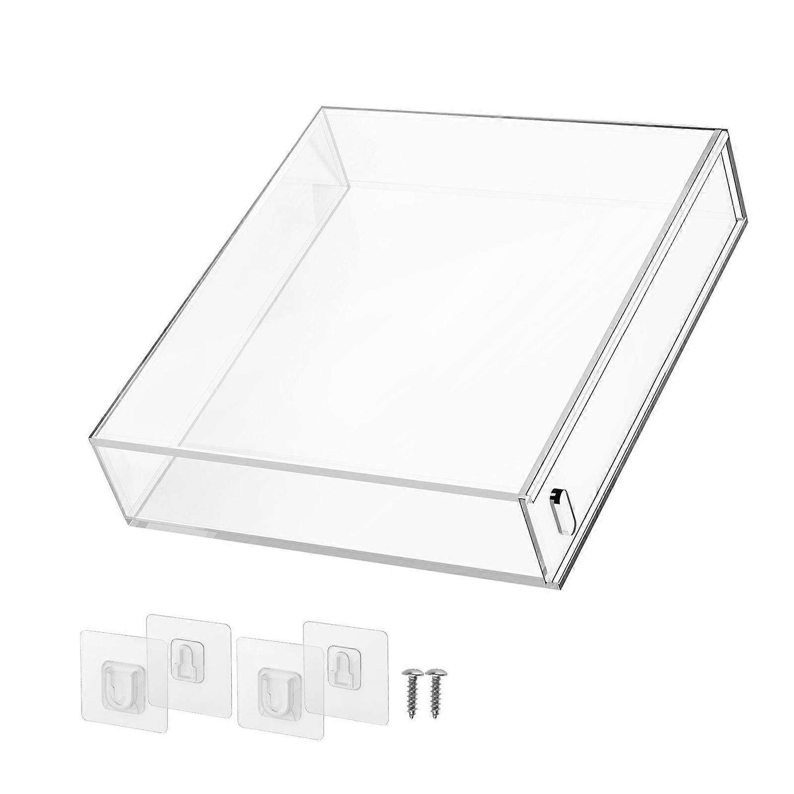 CDs Organizers For Jewel Case Featuring Push Pull Opening And Wall Mountable Storage Solution Easy Install Multicolor