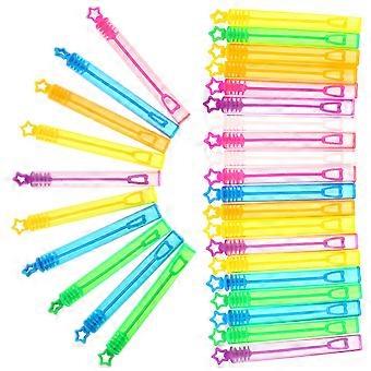 30pcs Empty Blowing Bubble Bottles Cartoon Bubble Sticks Bubble Wands Containers