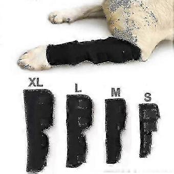 Dog Front Leg Wrist Guard - 2 Pairs, Leg Brace Kneepad Carpal Support Oint Brace Elbow Protector Warp xcdy