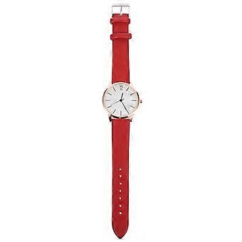 Lady Belt Watch for 5Pcs Female Adjustable Wrist Watches in Red