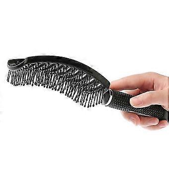 Plastic Hair Comb for Curly Hair, Vented Anti-Static Detangling Brush, Nourish Scalp, Quick Drying, All Hair Types