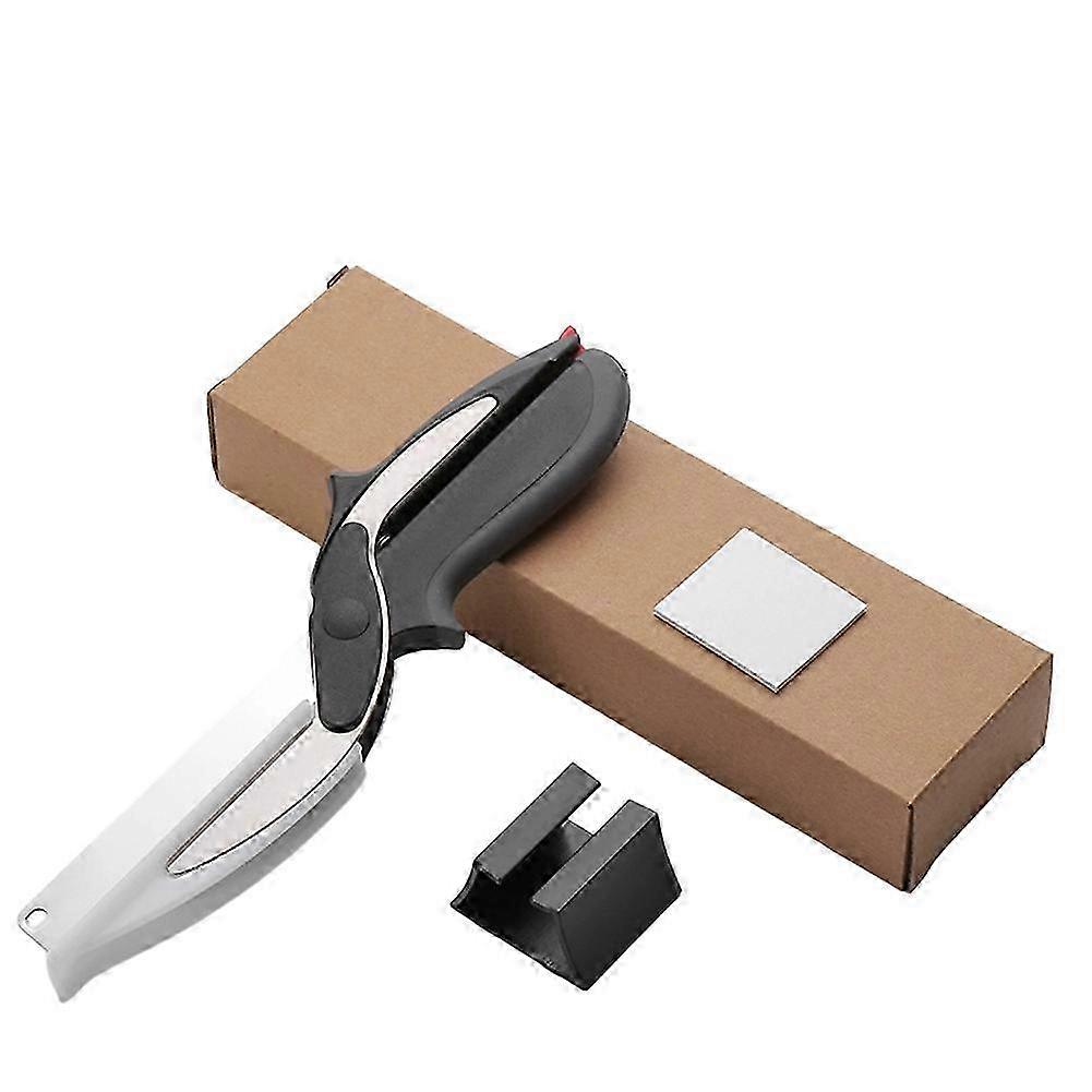 Premium Chop Scissors Cutting Board Scissors Vegetable Easy Cutter Multifunction Separable Kitchen Scissors