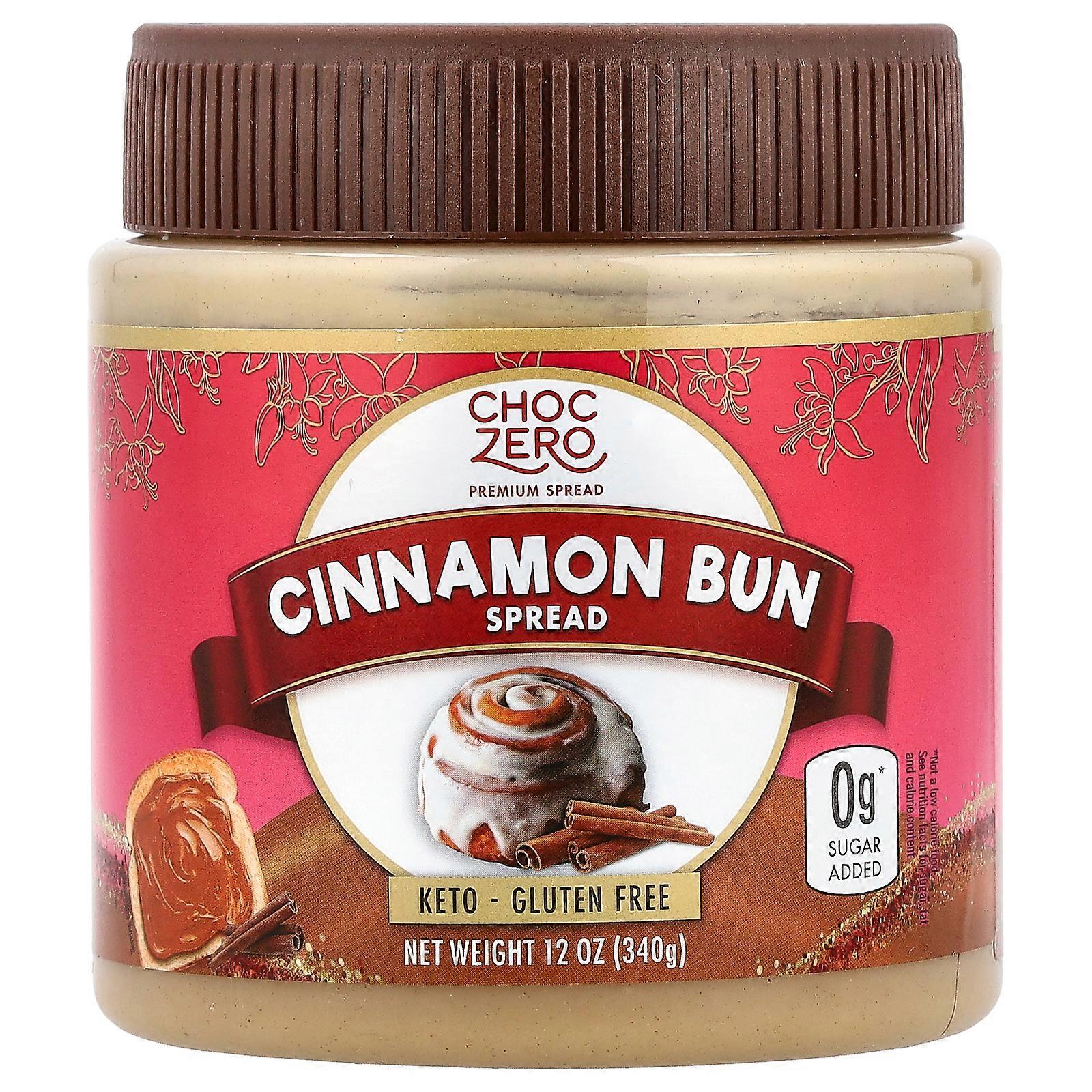 2 x ChocZero, Cinnamon Bun Spread, 12 oz (340 g)