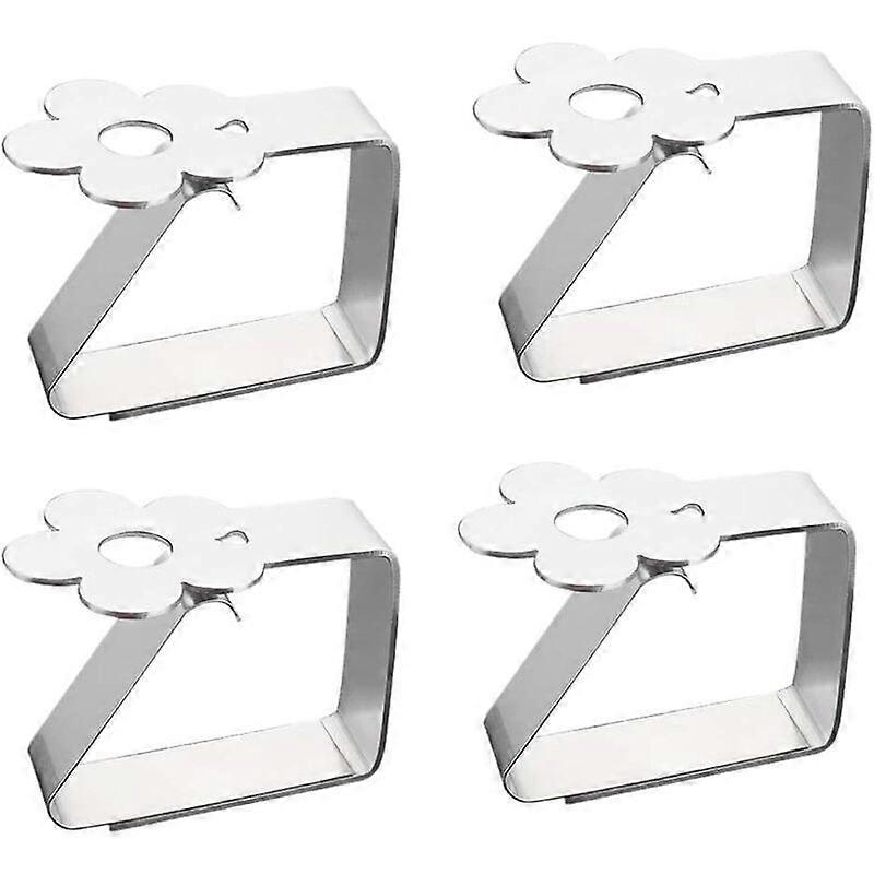 Windproof Stainless Steel Tablecloth Holders, Compact Outdoor Essentials