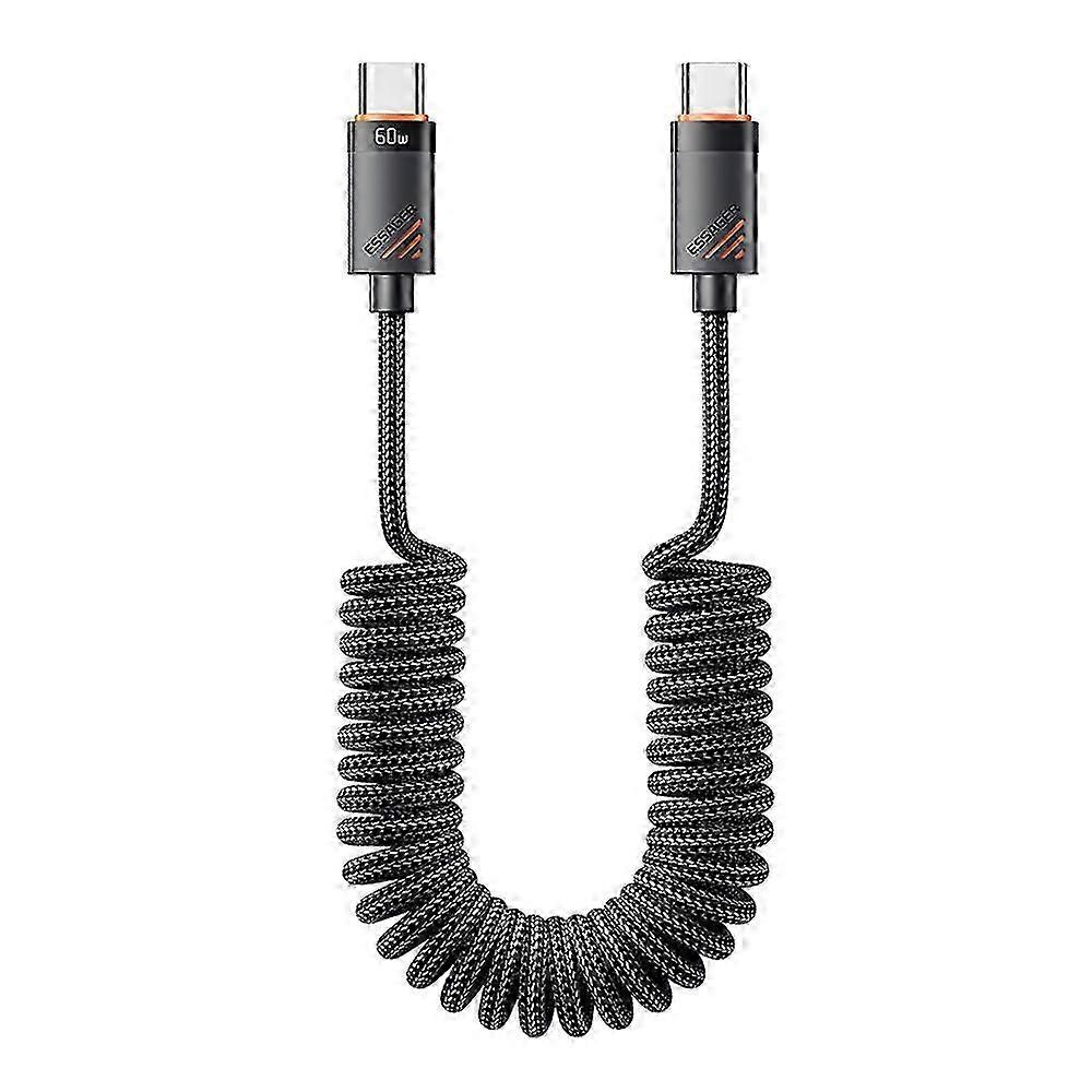 60W Spring USB-C Cable 1.8m