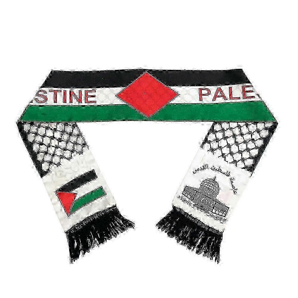14x135cm Palestinian Flag Scarf