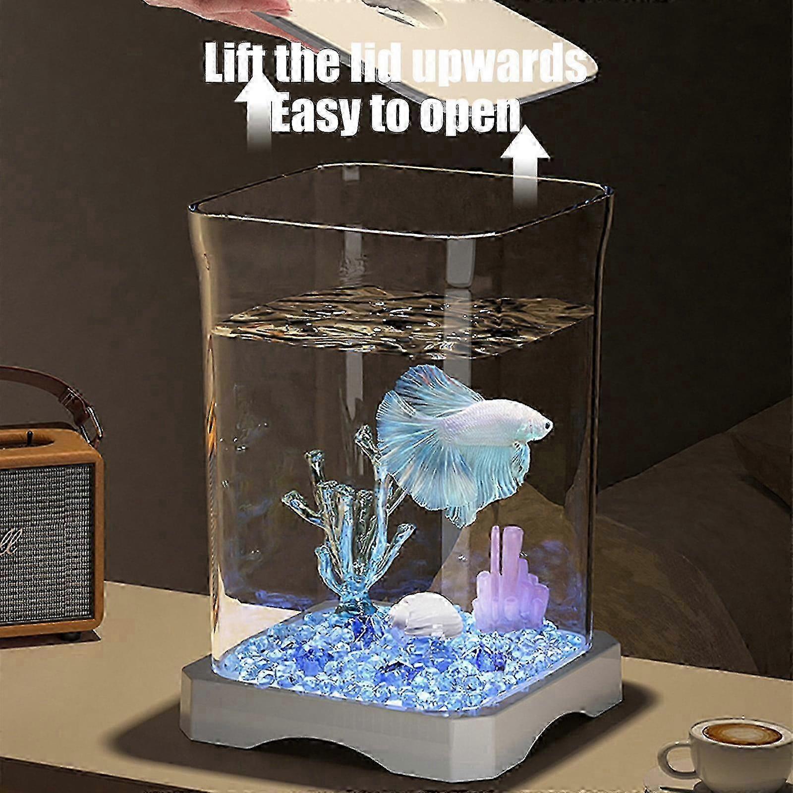 Self-Contained Mini Aquarium Cube