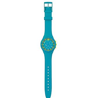 R. swatch acid drop watch for Unisex Analog Quartz with Silicone Bracelet SUSL400