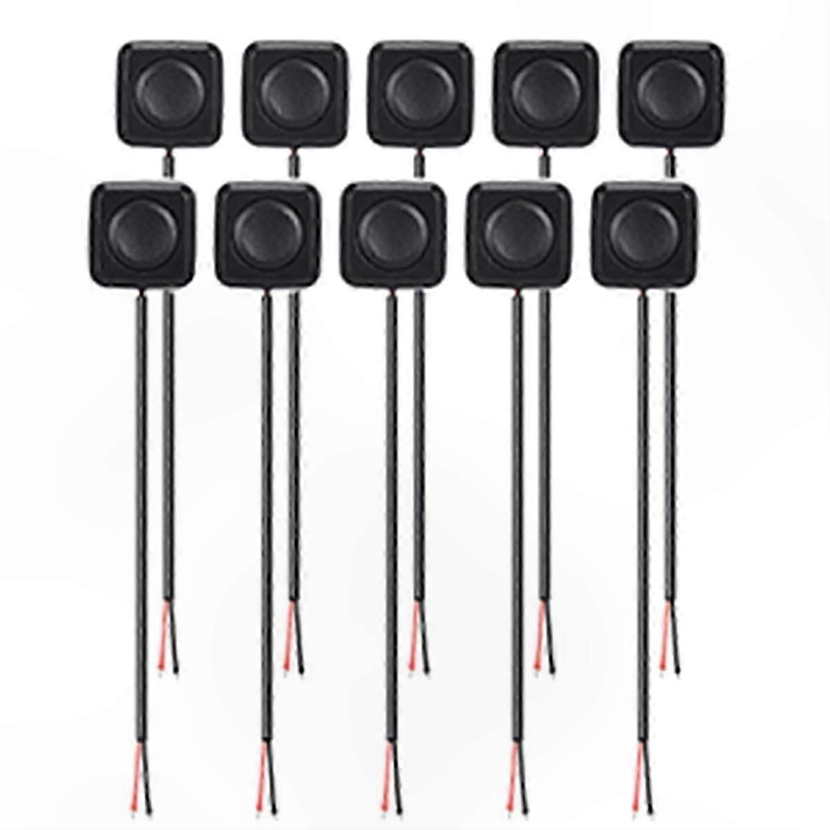 Mini Push Button Switch, 12V/24V Momentary ON/OFF, Easy Mount for Electronics Projects
