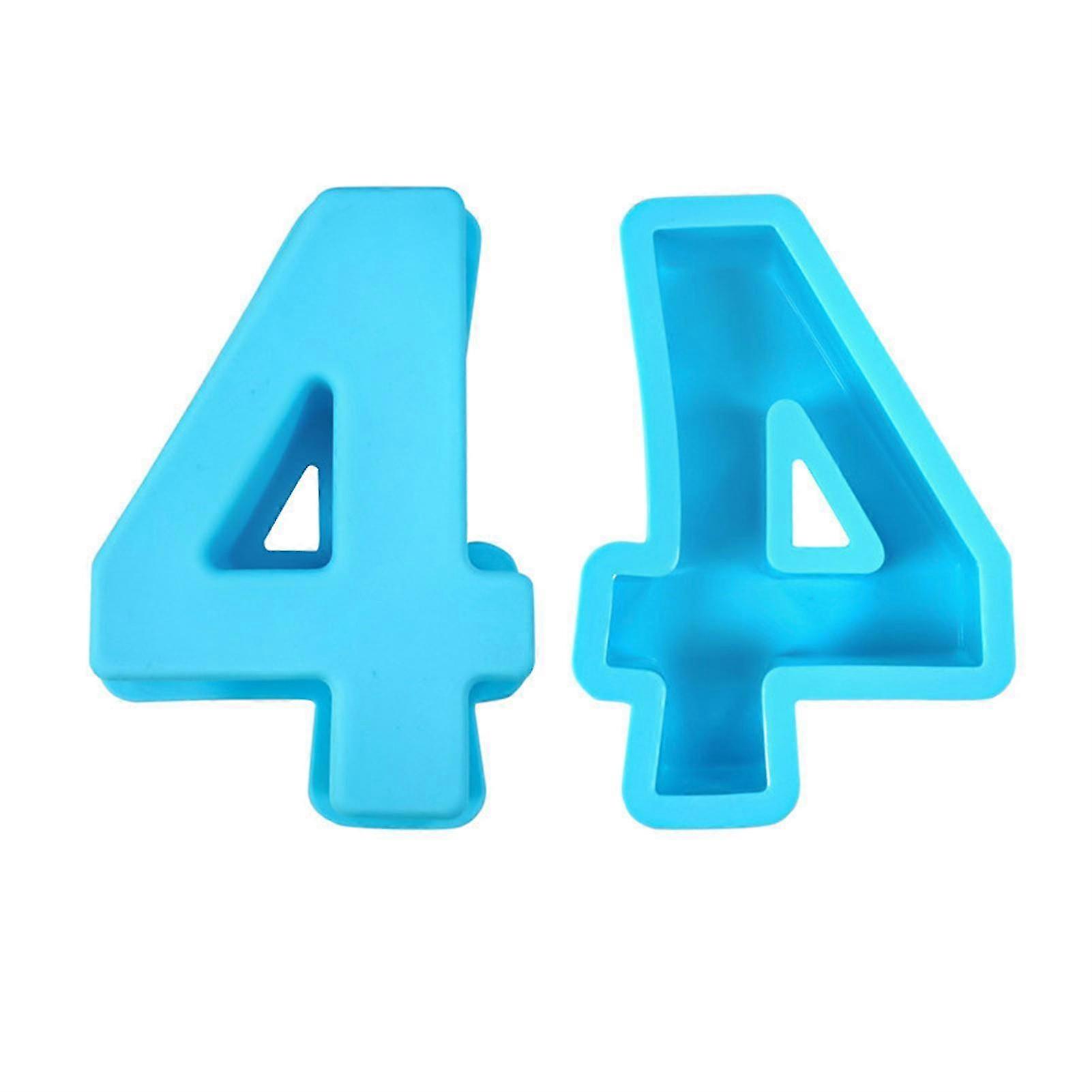 Silicone Cake Stencils for 3D Number Cake Template DIY Baking Tool