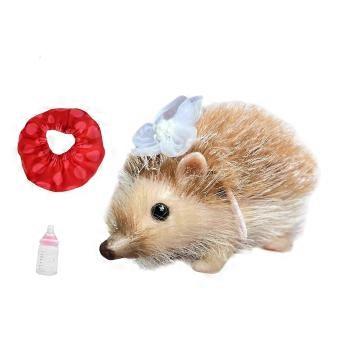 5'' for Reborn Hedgehog Toy Soft Baby Hedgehog Doll for Role Playing Party Girls Brown#gg