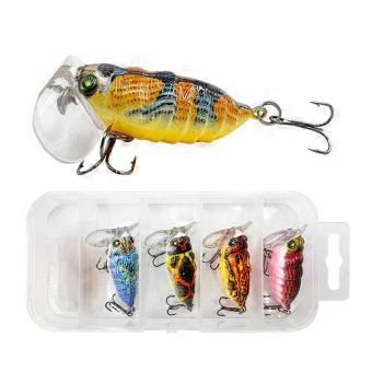 Esche da pesca da 40 mm Mini Wobbler Esche da pesca Esche dure artificiali Crankbait Bass Attrezzatura da pesca Spinner Esche da pesca