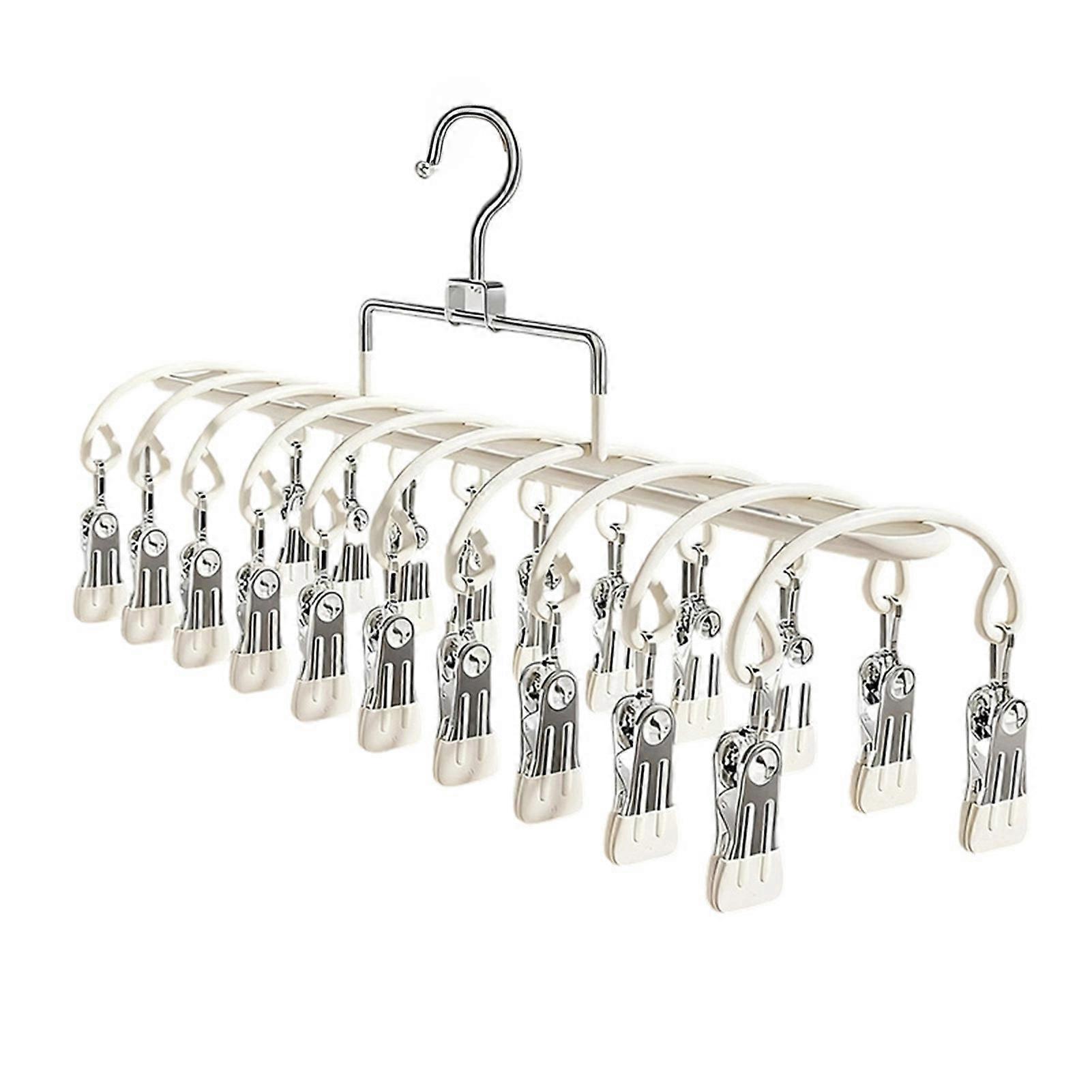 Windproof Stainless Steel Hanger With 20 Clips