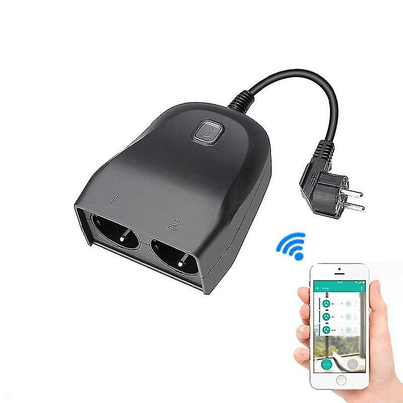 Wifi Smart EU Steckdose Controller Ip44 Outdoor wasserdicht Alexa Google Home Automation 2000w
