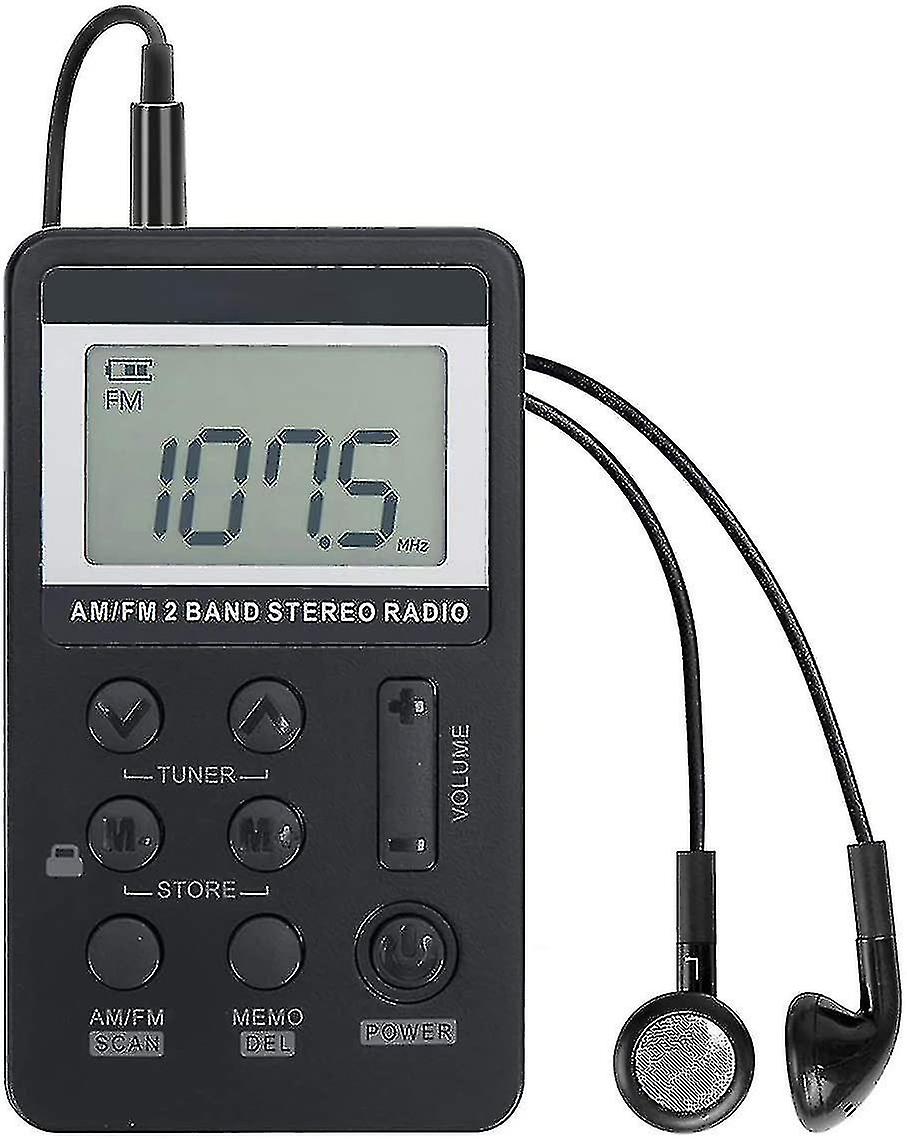 אישי Am / fm כיס רדיו נייד Vr-רובוט, מיני כוונון דיגיטלי רדיו ווקמן