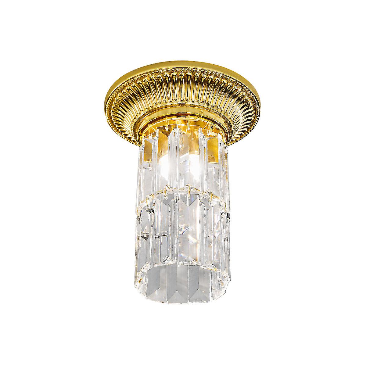 Milord Crystal Ceiling Light 24 Carat Gold