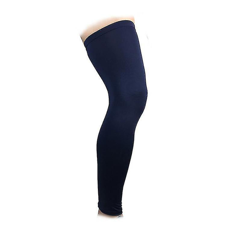 2pcsバスケットボール膝パッドプロフェッショナルロングレッグスリーブスポーツプロテクターサイクリングUVサンレッグウォーマー