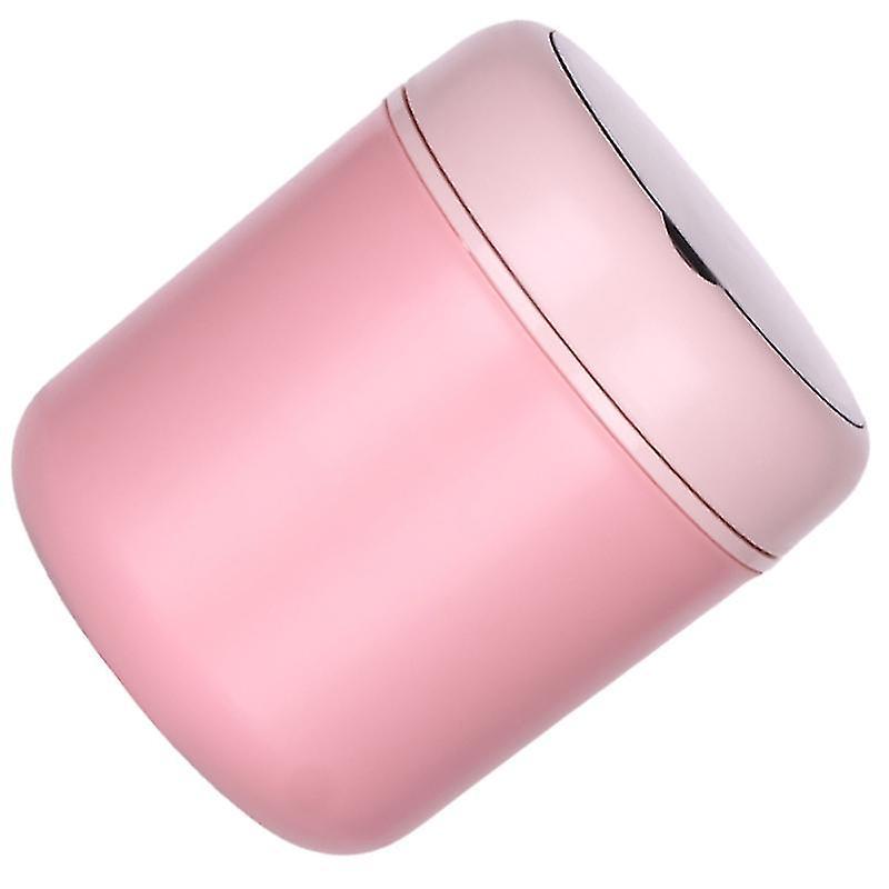 11.8X10cmピンクタンブラー1pcステンレス鋼朝食カップ密封お粥ホルダーポータブルミールボックス