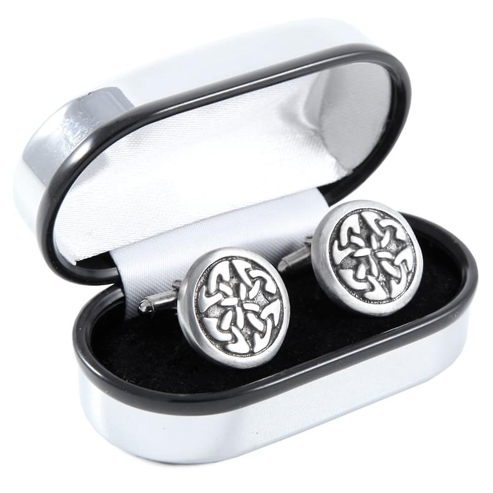 Celtic Knot Pewter Cufflinks