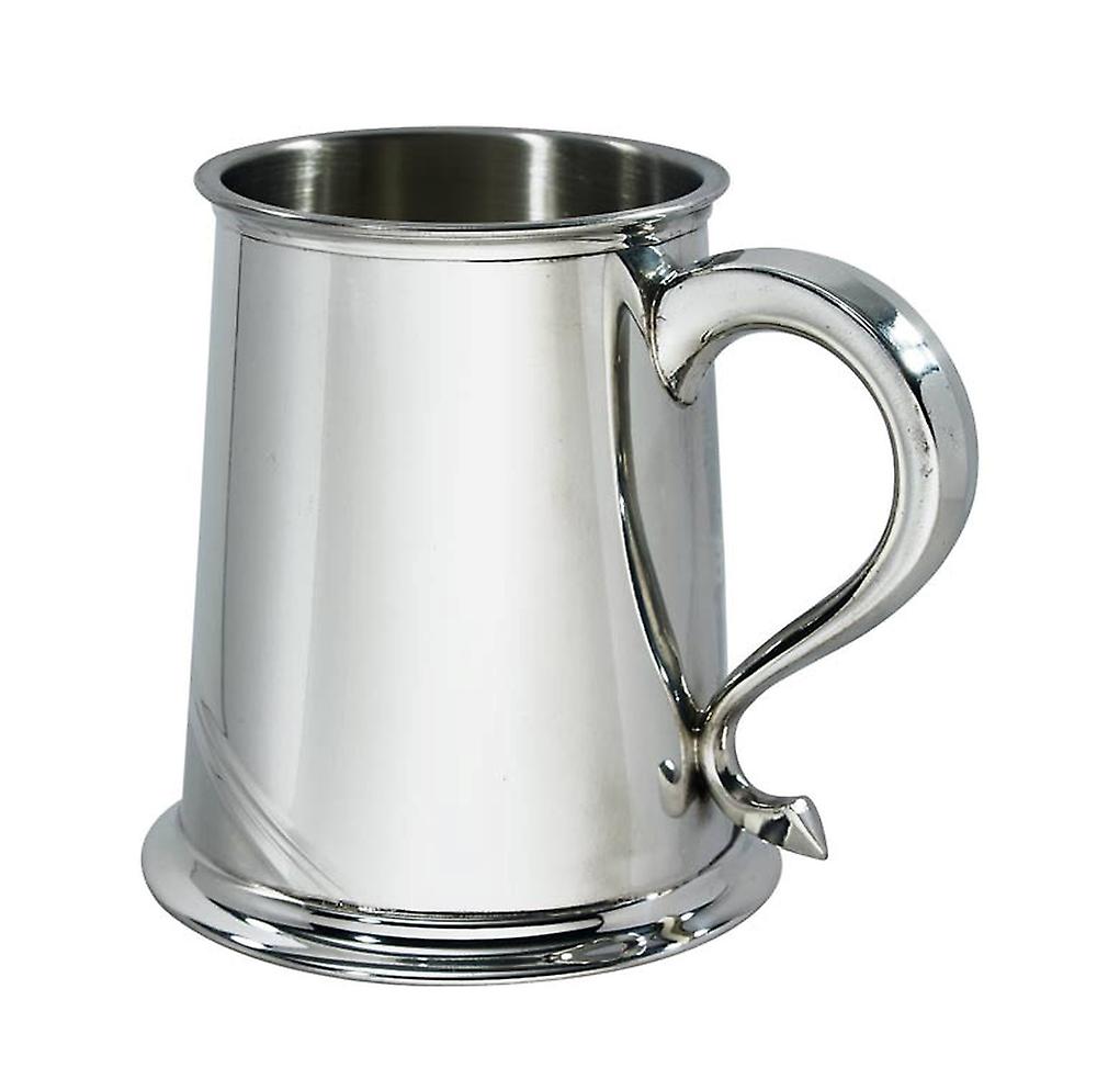 Diagonal Stripe 1 Pint Pewter Tankard