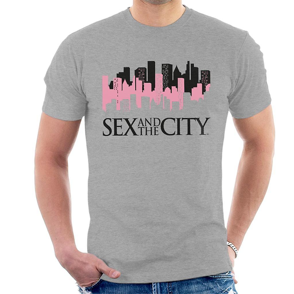 Sex and The City Logo City Lights Men's T-Shirt | Fruugo US