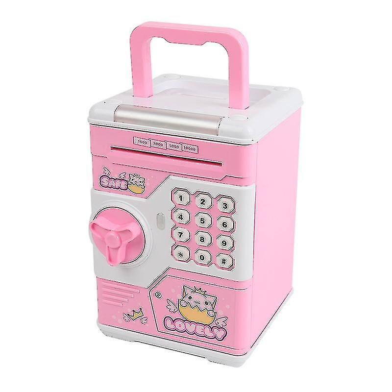 Savings Piggy Bank For Kids Children With Automatic Money Coiling Function And Personal Password Set