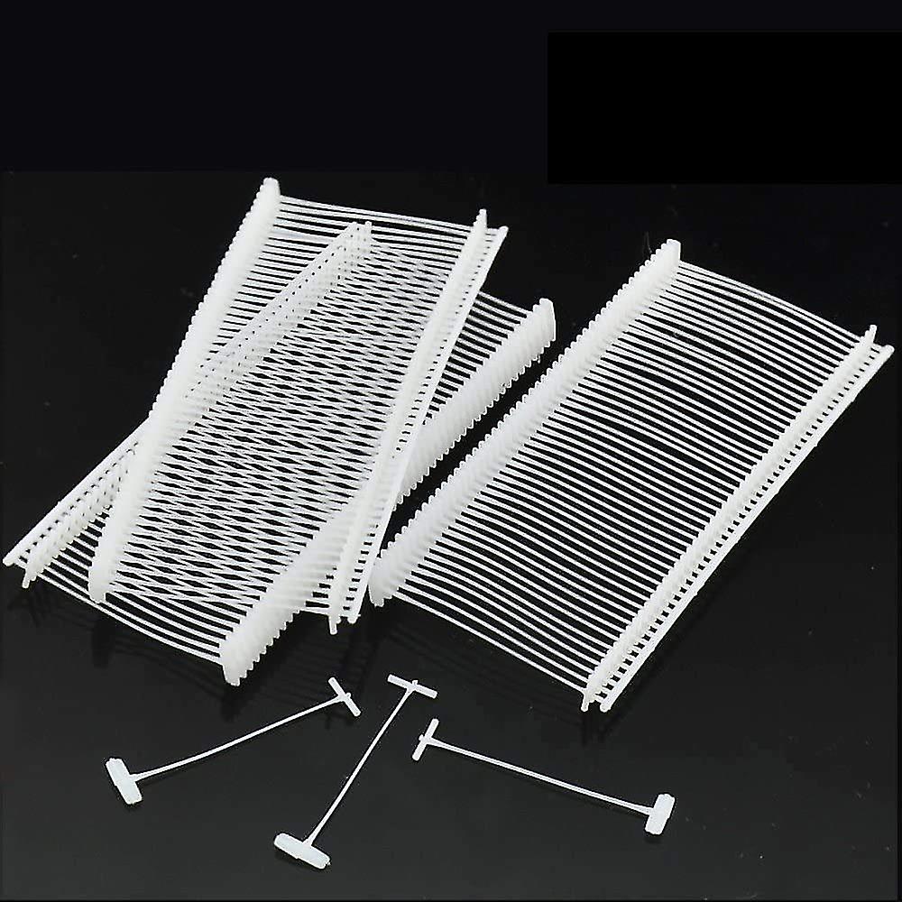 5000 X White Kimble Barbs Tag Gun Attachements Price Label Pins Clothes Tag Fastener For Tagging Gun, Length 50mm