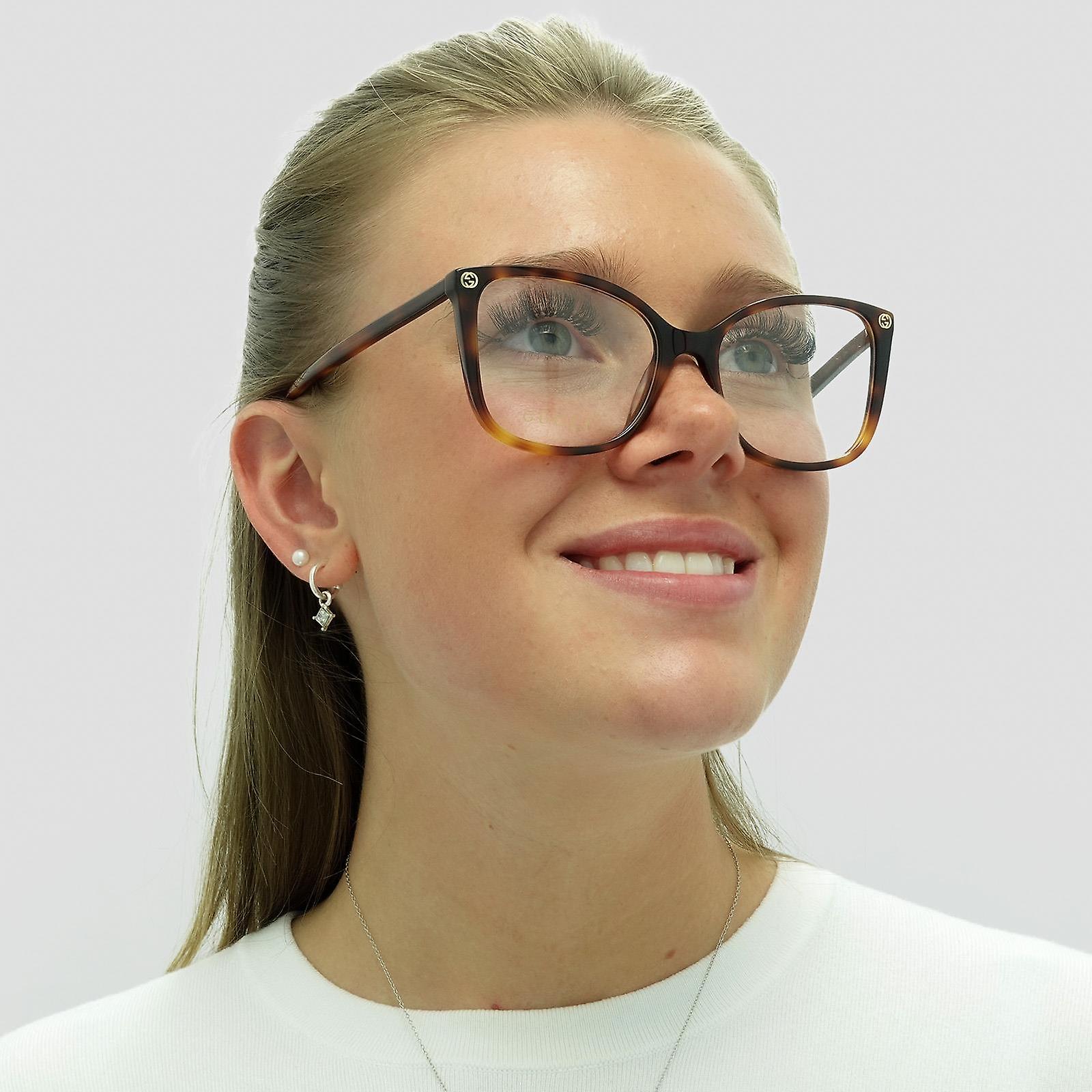 Gucci Glasses Frames GG0026O 002 Havana Women | Fruugo NO display picture 3